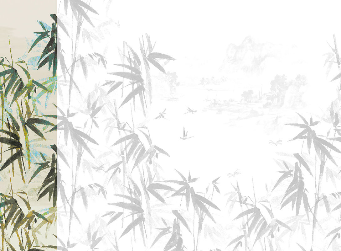 Jannelli & Volpi Mural Ine Natural Panel 1 Wandgestaltung mit orientalischem Floral-Design - Bild 2