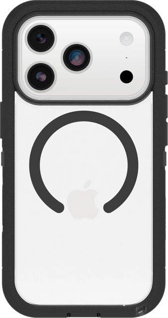 OtterBox Defender Pro XT Handyhülle für Apple iPhone 17 Pro mit MagSafe, Transparent Schwarz - Bild 2