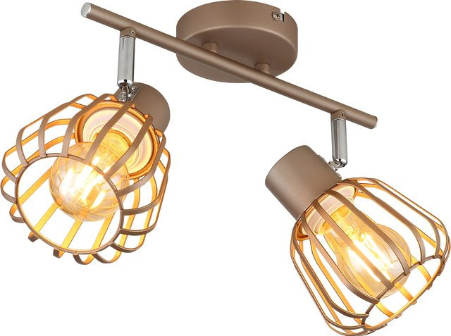Globo Lighting Wand- und Deckenspot OLIN aus Metall, verstellbar, Fassung E27 - Bild 1