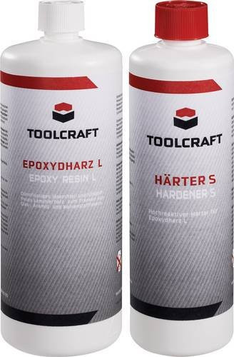 TOOLCRAFT Epoxydharz und Härter Set, lösungsmittelfrei, Weiß, 2,0 kg - Bild 1