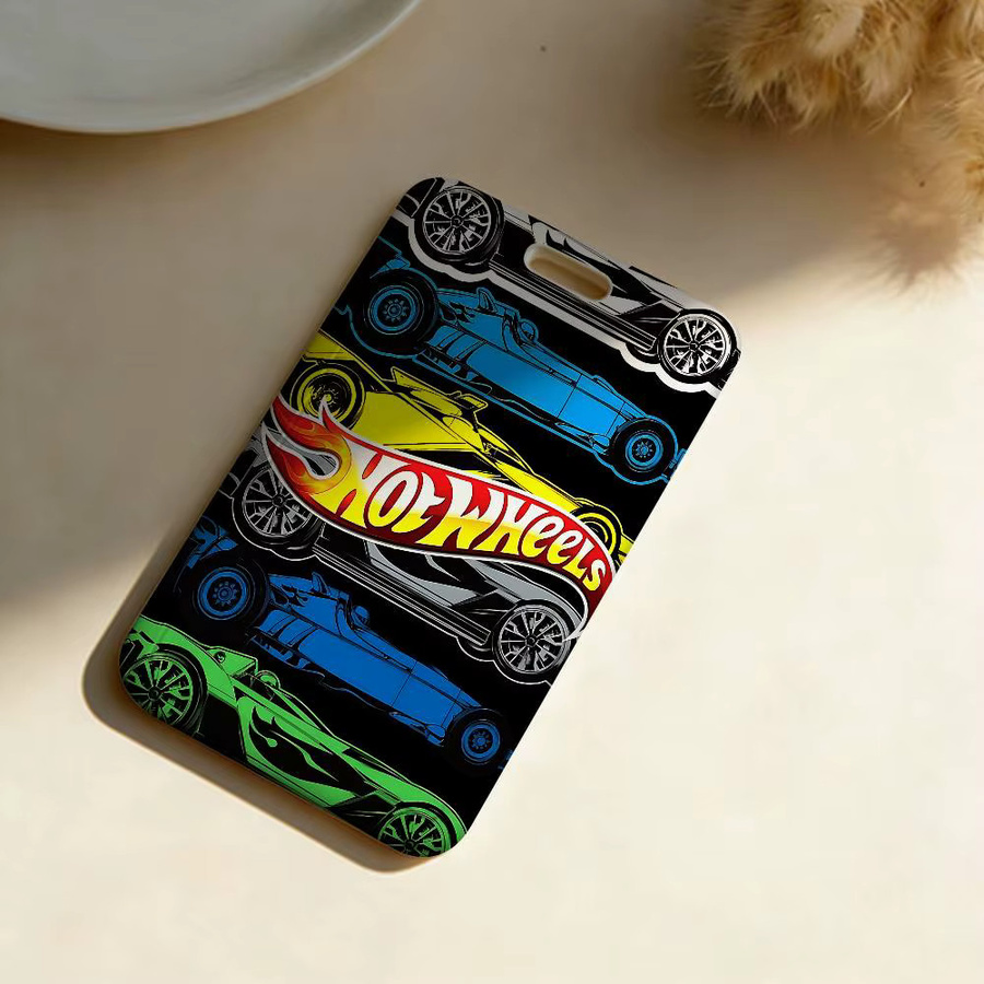 Super Car H-hot W-wheels Kartenhalter für Firmenmitarbeiter-Ausweise und ID-Arbeitskarten aus Kunststoff in Multicolor - Bild 3