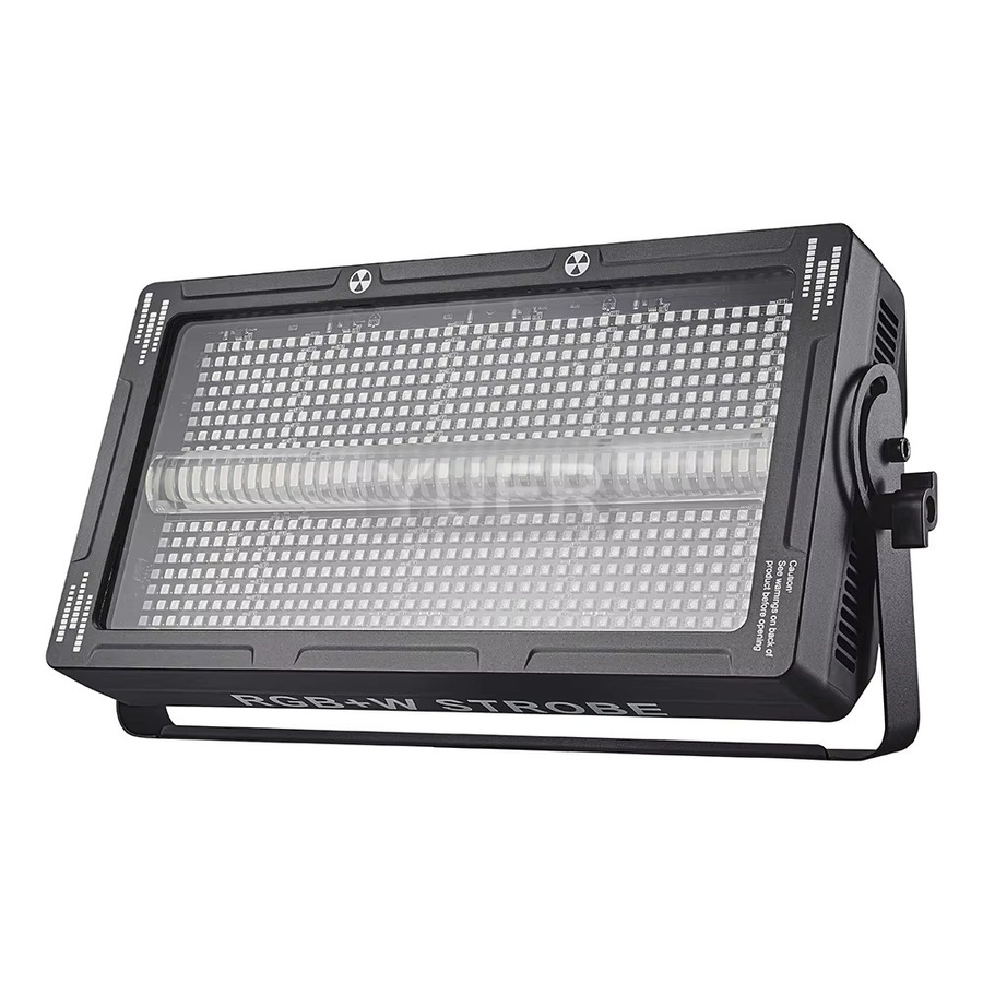 Yuer Atomic 3000 LED Bühnenbeleuchtung mit 8+8 Strobe-Effekt, RGBW Wash und DMX-Musiksteuerung, Schwarz - Bild 2
