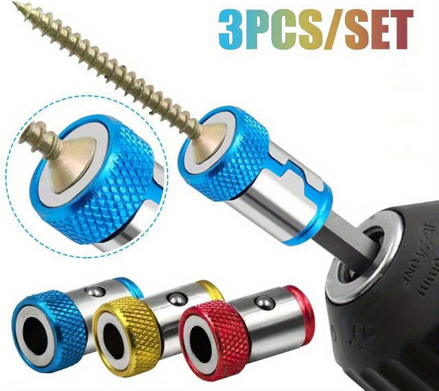 3-teiliges magnetisches Bithalter-Set von ZUOMU in Multicolour - Bild 1