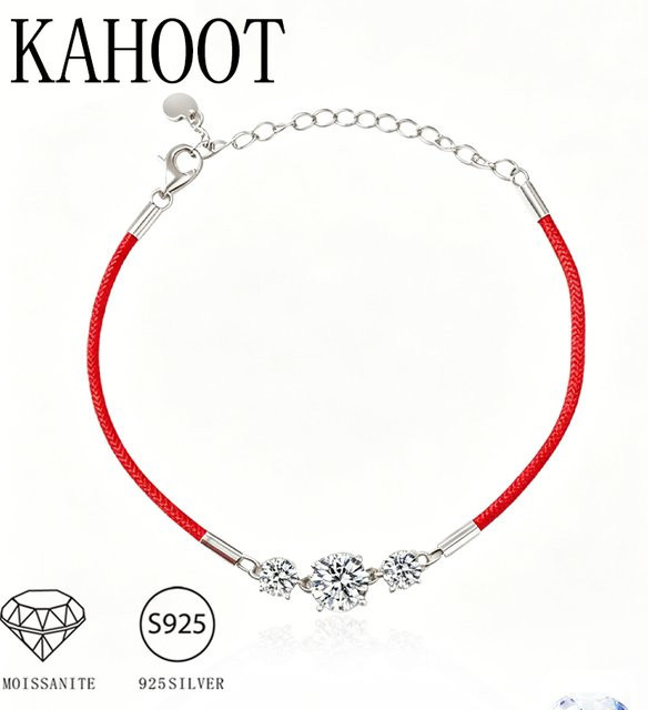KAHOOT Armband, 925 Sterlingsilber, Moissanit, Unisex - Bild 1