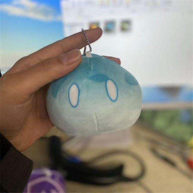 Yiran toy Anime Slime Schlüsselanhänger, Plüschtiere, 9cm, ab 14 Jahren - Bild 1