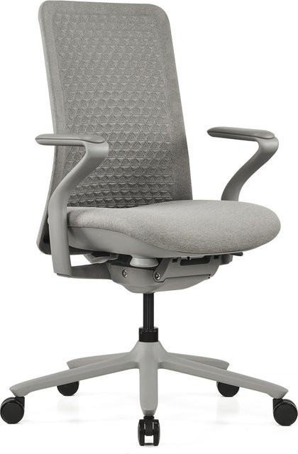 hjh OFFICE High End Bürostuhl VERVIO mit Armlehnen aus Stoff und Netzstoff - Bild 1