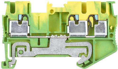 Siemens Durchgangsklemme 8WH60030CF07 mit 5,2 mm Steckanschluss in Grün und Gelb - Bild 1