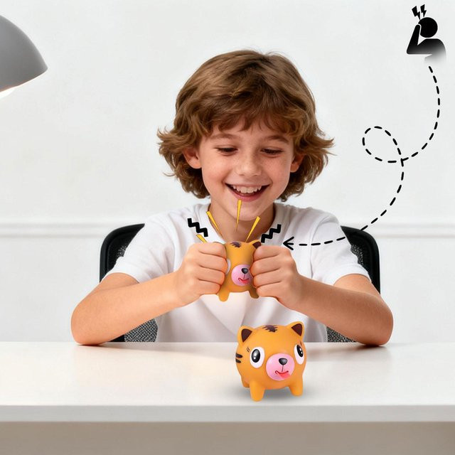 BC Pet Supplies Quietschendes Stressspielzeug Schwein, mit Ton - Bild 1