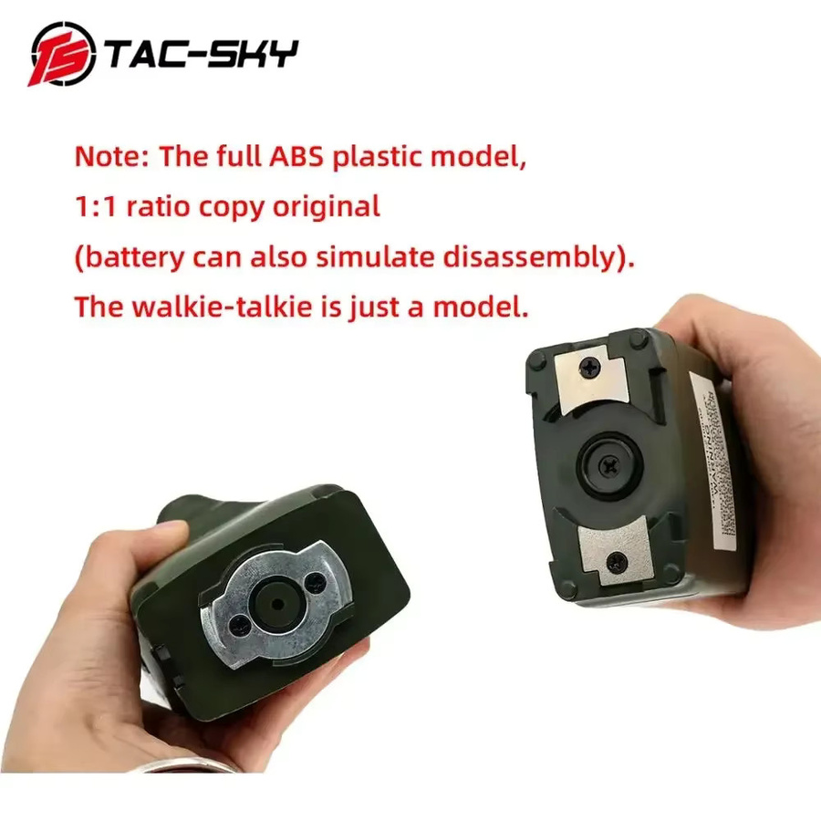TS TAC-SKY AN / PRC 152 Virtuelles Walkie-Talkie-Modell in Grün für Baofeng-Radios mit taktischer PRC152-Box und U94 6-poligem PTT - Bild 3