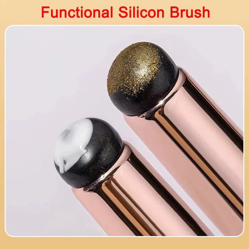 CHUNSHU Nail Art Silikon Applikator Stick, Clear pink, Glänzend - Bild 3