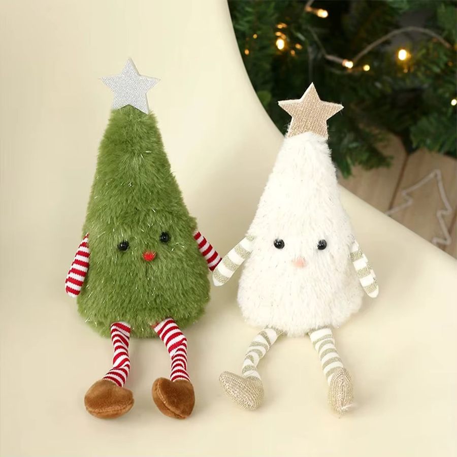 Niedliche Plüsch-Weihnachtsbaum-Puppe von XEZ als Weihnachtsdekoration für dein Zuhause und Partys - Bild 3