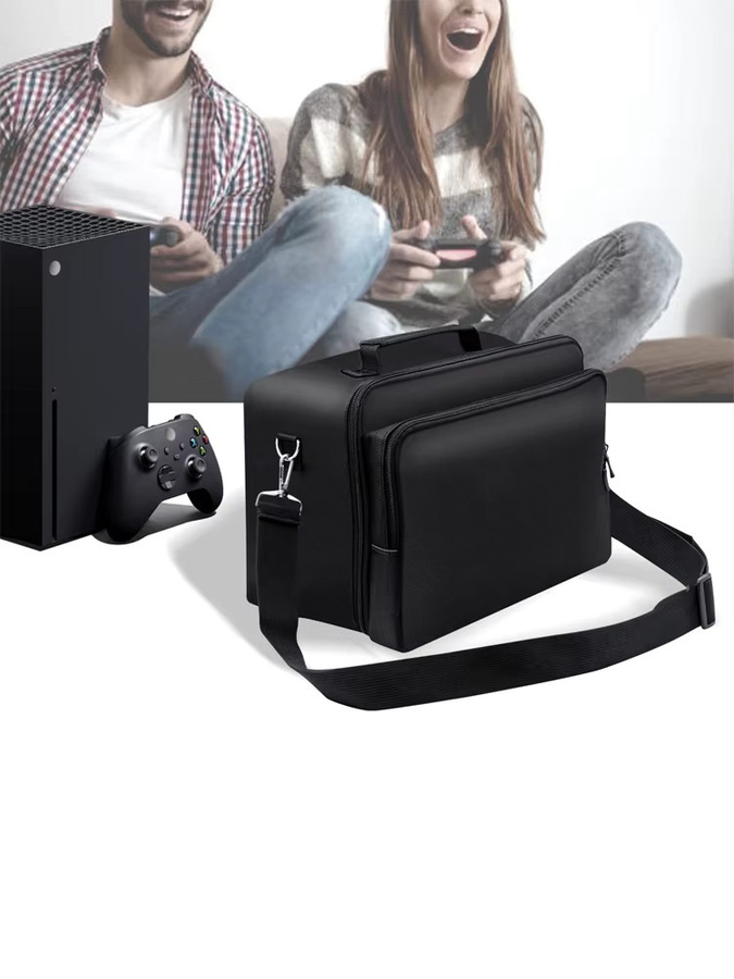 Schutzhülle für Xbox Series X in Schwarz als Reisetasche für Konsole, Controller und Zubehör - Bild 7