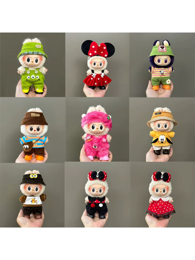 Disney Labubu Puppe Outfit Kleidung, Zubehör, Schwarz - Bild 2
