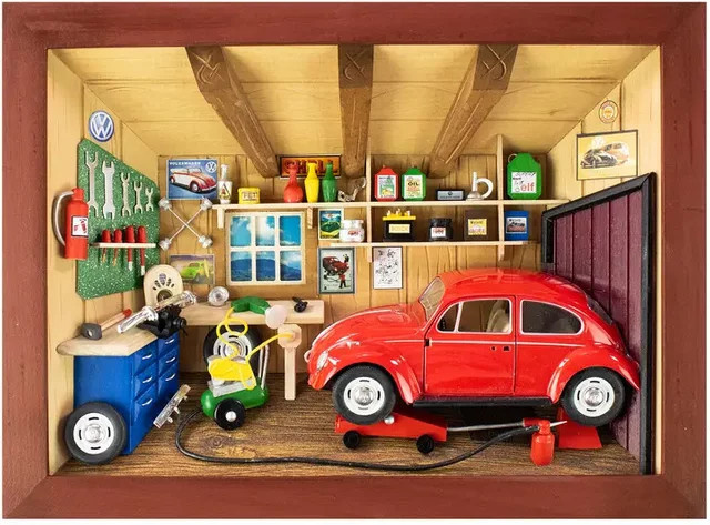 3D-Wandbild Dorsch aus Holz in Mehrfarbig, Breite: 30,0 cm, Höhe: 22,0 cm - Bild 1