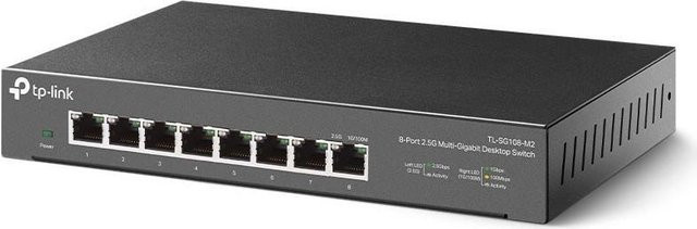 TP-Link SG108-M2 Netzwerk-Switch mit 8 Ports 2.5 GBE in Schwarz - Bild 1