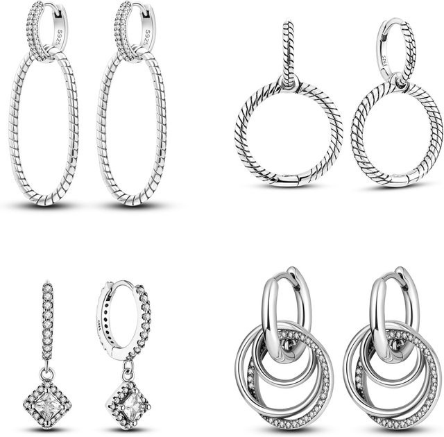 MISEFF Ohrring, 925 Silber, Zirkonia, Damen - Bild 1