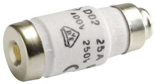 Hager Diazed-Sicherung LE1825 D02 25A 400V in Weiß, 10 Stück - Bild 1