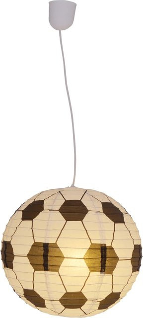 Näve Japanballon Fußball Lampe in Schwarz-weiß, Durchmesser: 40 cm - Bild 1