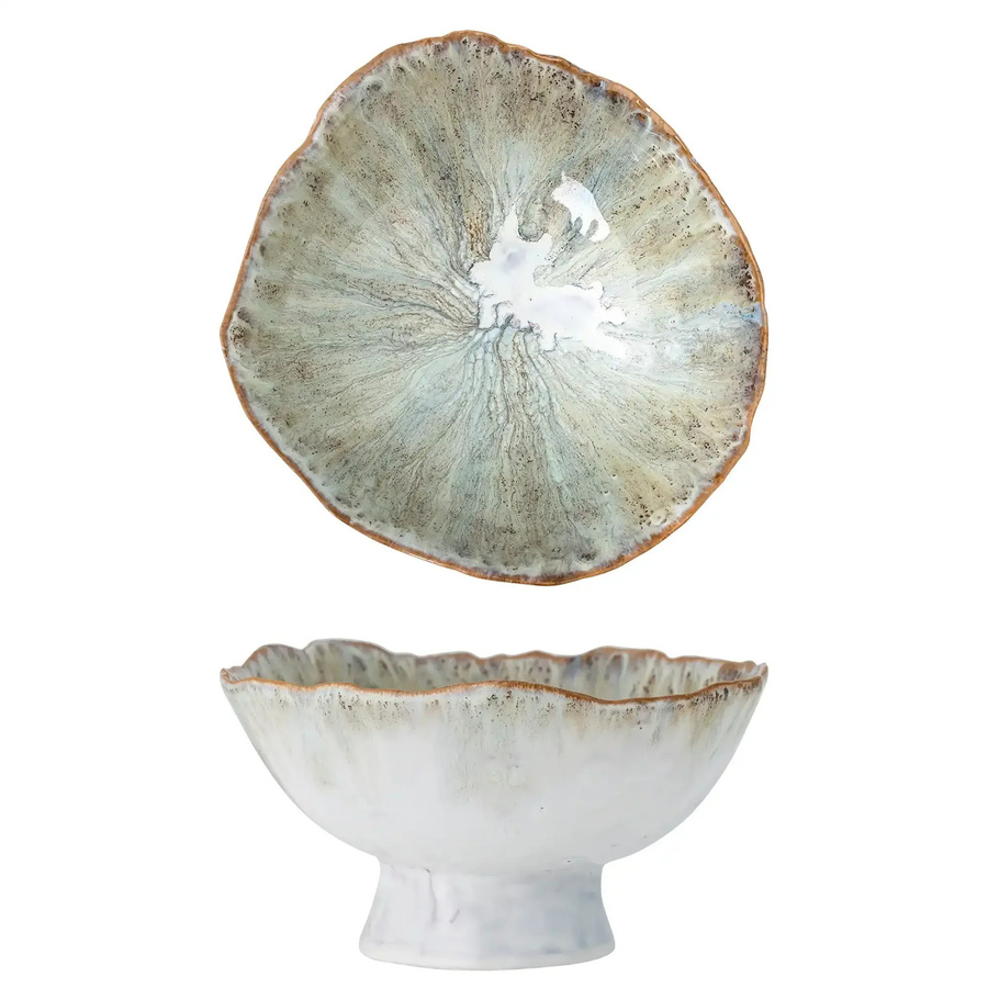 Bloomingville Keramikschale Joby in Blau, Durchmesser: 24 cm - Bild 1