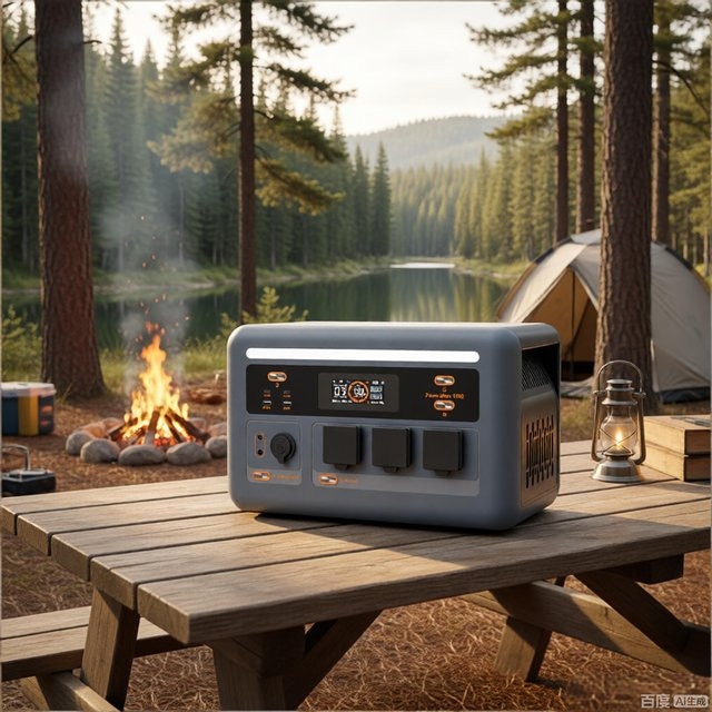 OSCAL PowerMax1800SE Tragbare Powerstation mit 1024Wh LiFePO4-Batterie und 1800W Solargenerator für Outdoor, Camping und Notstromversorgung - Bild 1