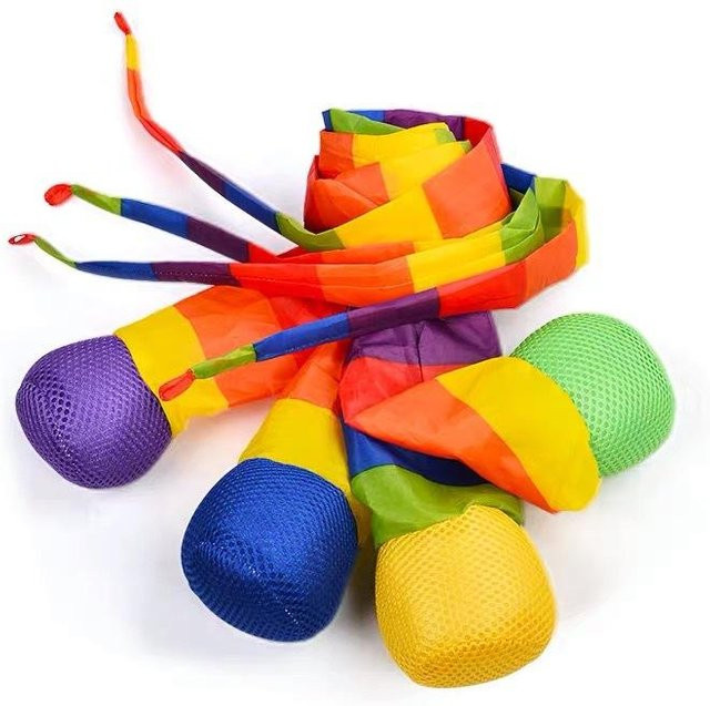 Yiran bag Regenbogenschwanzball aus Stoff, bunt, 3-6 Jahre - Bild 1