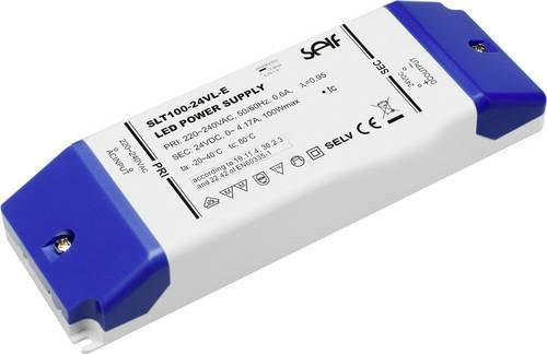 Self Electronics SLT100-24VL-E LED-Trafo Konstantspannung 100W 24 V/DC weiß - Bild 1