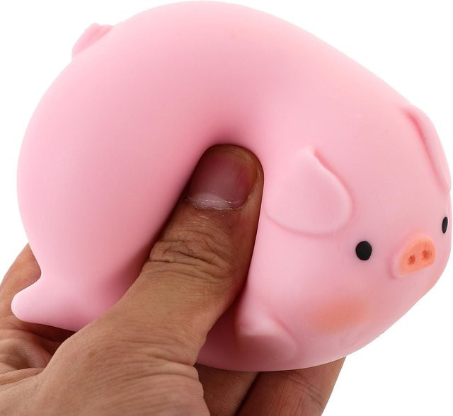 BC Pet Supplies Schwein Squishy Spielzeug, Rosa, Weiches Tier - Bild 1