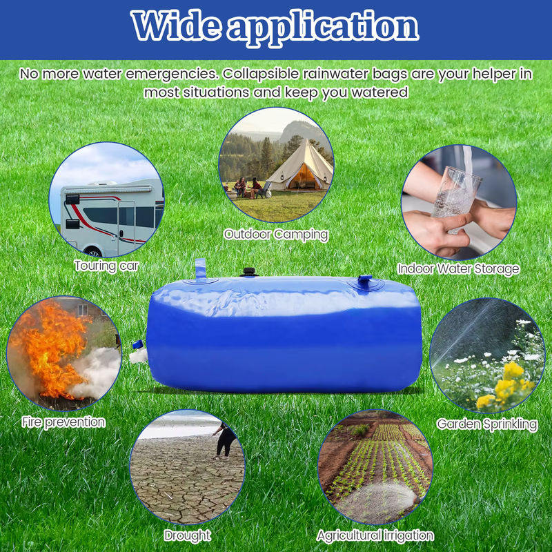 Willstar Faltbarer Wasserspeicher aus PVC in Schwarz, Kapazität: 110 l - Bild 6