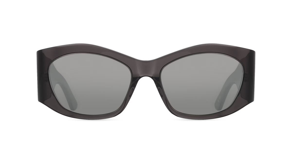 Balenciaga BB0329S Sonnenbrille, Vollrand, Quadratisch, Acetat, Unisex, grau - Bild 1