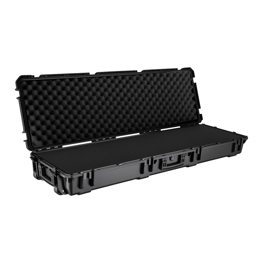 Wiltec Schutzkoffer Gewehrkoffer Bogenkoffer in Schwarz, B/T/H: 139,6 x 44,9 x 18,8 cm - Bild 2
