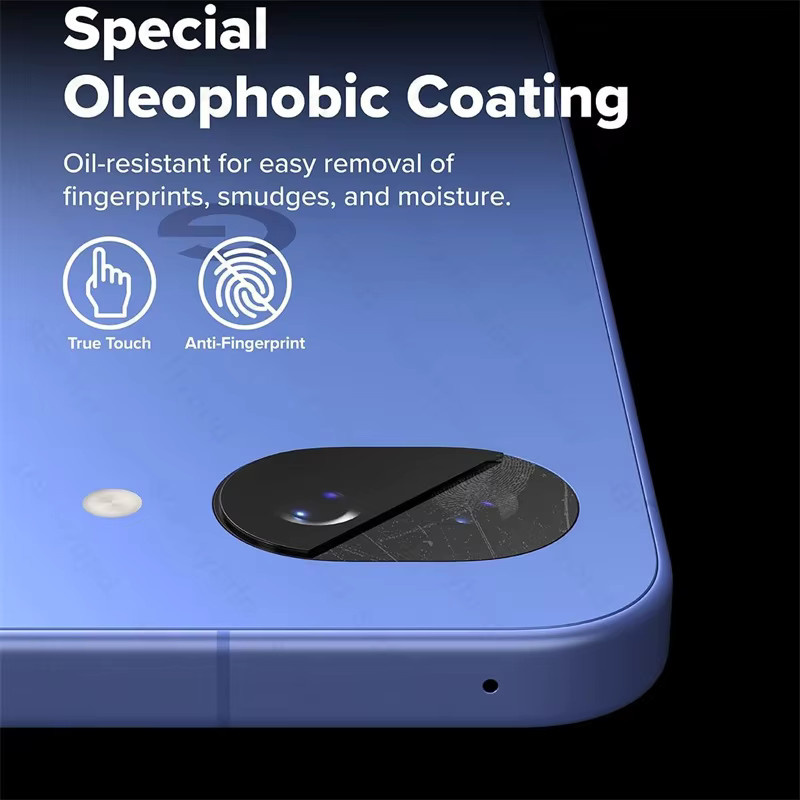 3er-Set Pixle 10a 3D gebogener gehärteter Glas-Kameraschutz für Google Pixel 10a 5G in Schwarz - Bild 2
