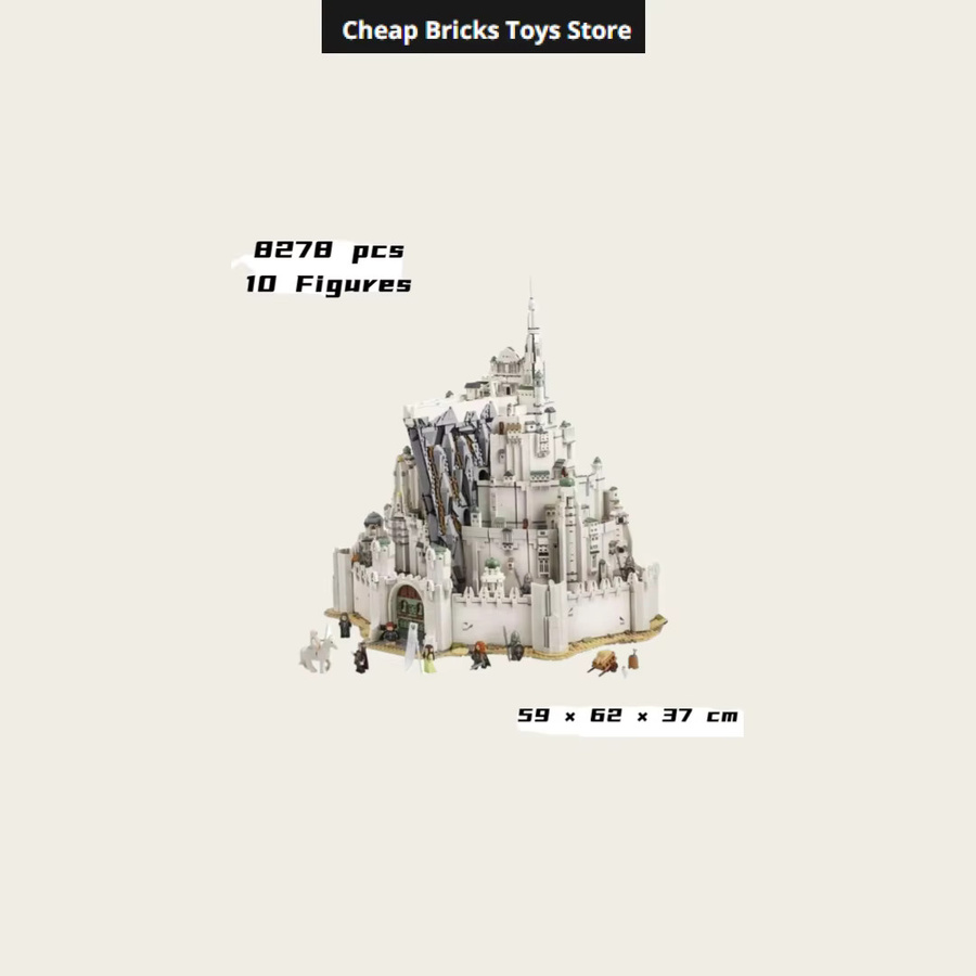 Hot Toys Lord of the Rings Minas Tirith, DIY-Bausteine, 8278 Teile, adults - Bild 3