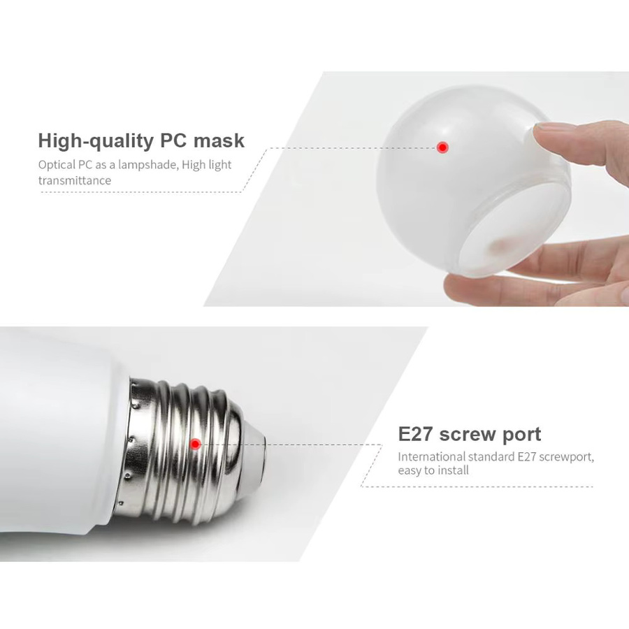 MALITAI 15W E27 LED Glühbirne mit Lichtsensor in Weiß für Dämmerung und Morgendämmerung - Bild 2