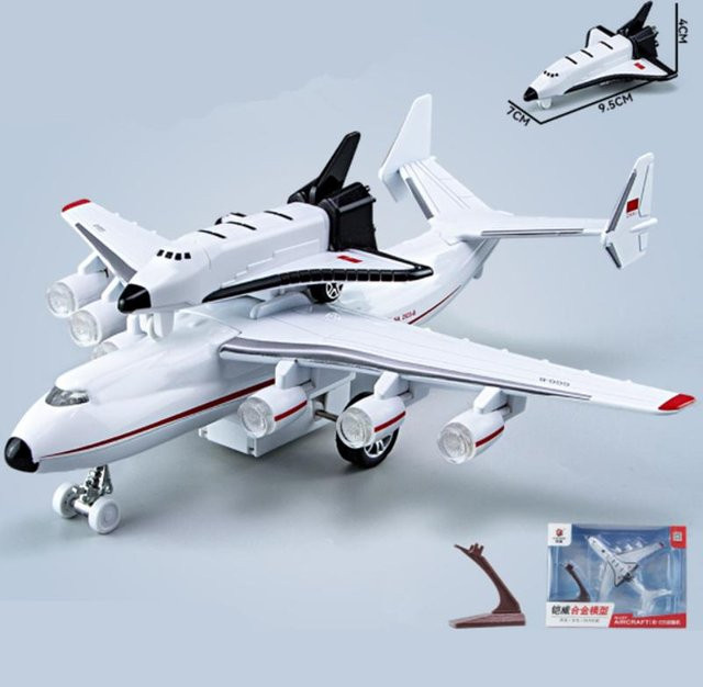 Linyi toy car An-225 Mriya Legierungsflugzeugmodell, mit Licht und Ton, 1:200, ab 18 Jahren - Bild 1