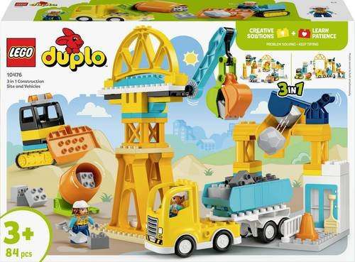 LEGO Baustelle mit Baufahrzeugen Konstruktionsspielzeug ab 3 Jahren - Bild 1