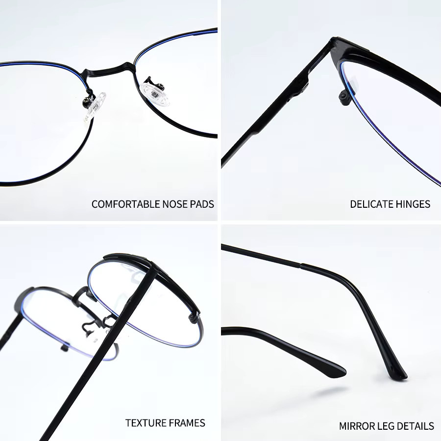 RELEN Cat-Eye Korrektionsbrille, Metall, Damen - Bild 2