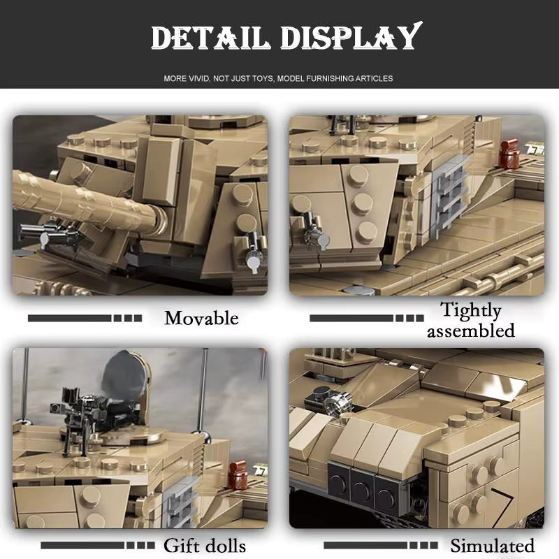 Xingbao Militärs Herausforderer, 2 Hauptkampfpanzer Modell Leopard 2 a6, Fahrzeuge - Bild 2