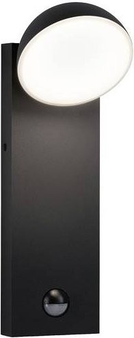 Paulmann Puka PIR 94739 Außenwandleuchte LED 8.5W Anthrazit mit Bewegungsmelder und Dämmerungssensor - Bild 1