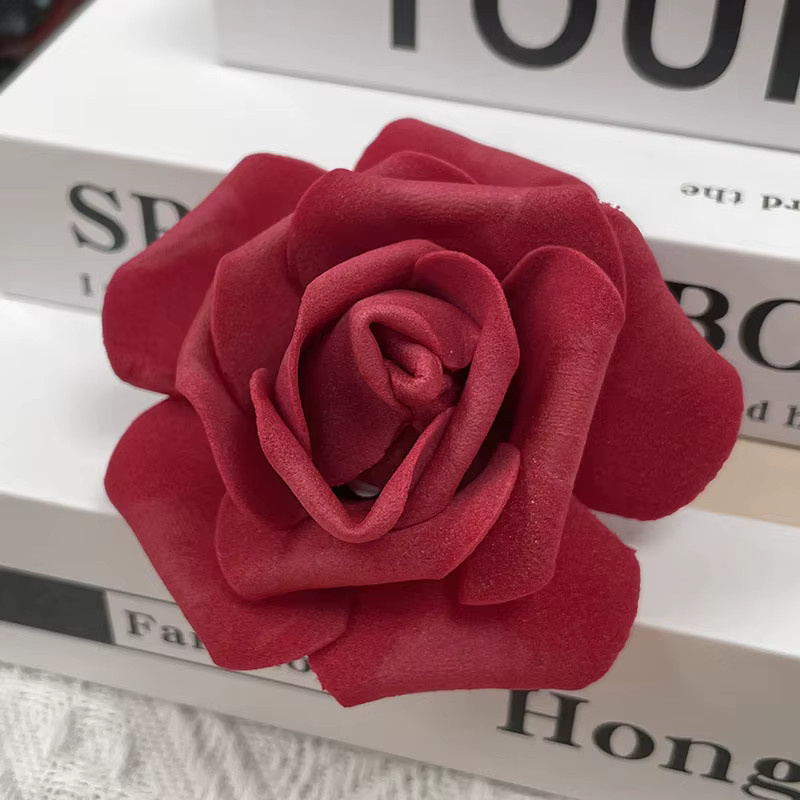 ZQCXLD Künstliche Rosenblütenköpfe aus Schaumstoff in Bunt für Hochzeit und Geburtstag - Bild 4
