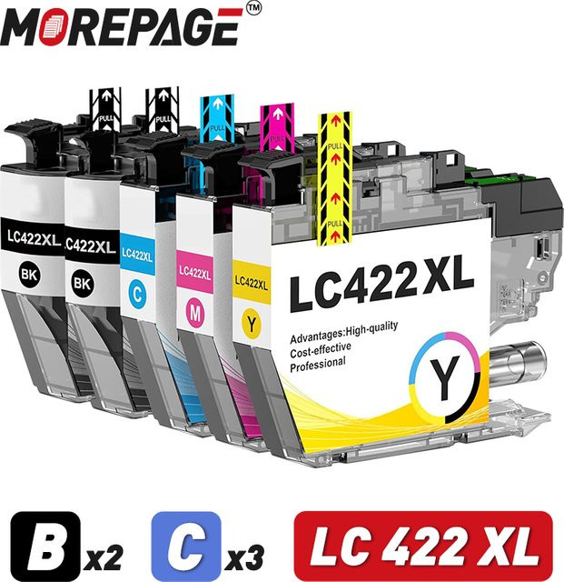 Brother LC422XL Tintenpatrone XL mit hoher Kapazität für MFC-J5340DW, MFC-J5345DW, MFC-J5740DW, MFC-J6540DW und J6940DW in Schwarz und Multicolor - Bild 1