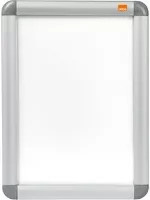 Nobo Bilderwechselrahmen Premium Plus DIN A4 in Silber aus Aluminium mit Glas, B/H/T: 25 x 34 x 1,3 cm - Bild 1