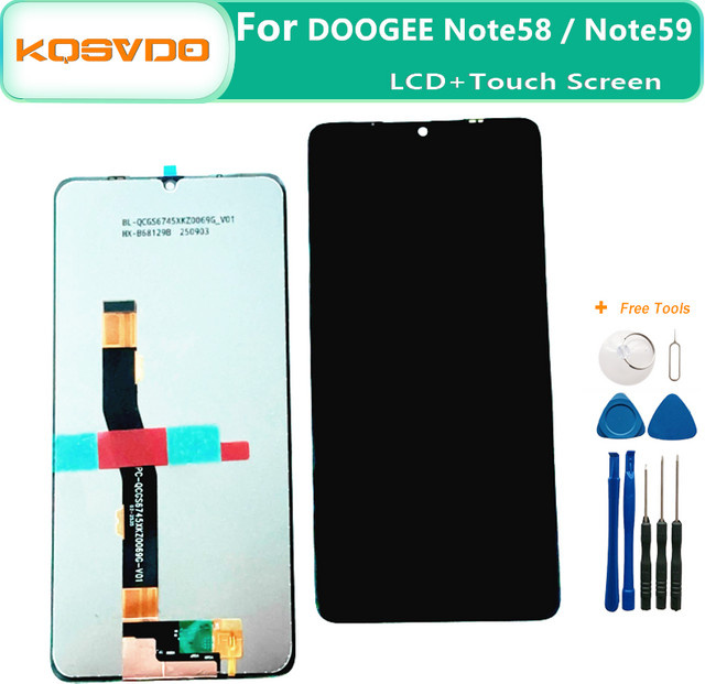 DOOGEE Note 58 Note 59 Note 59 Pro Note 58 Pro LCD Display Bildschirm mit Touch Panel Digitizer - Bild 1