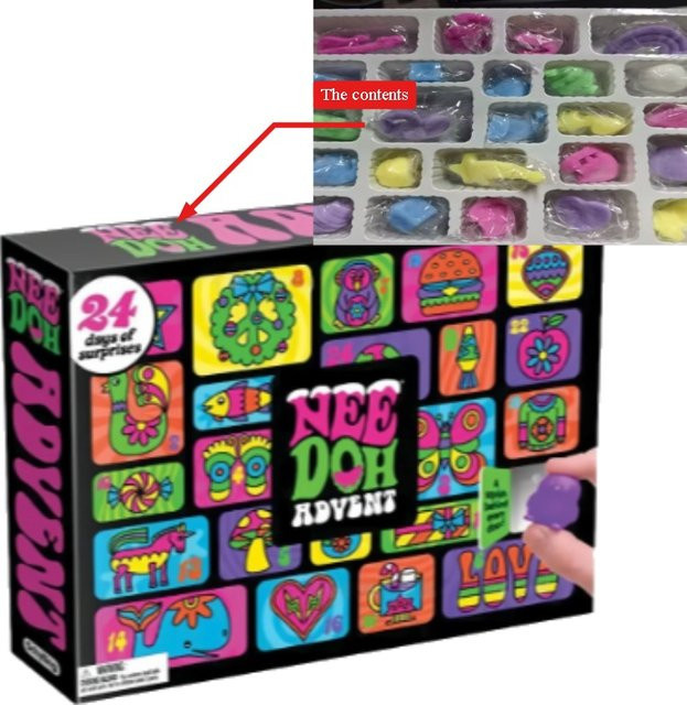 Needohs Weihnachts-Countdown-Kalender, Überraschungsbox-Spielzeugparty - Bild 1