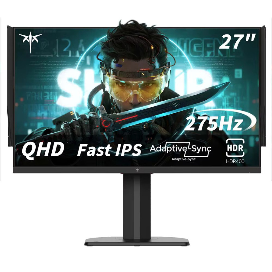 KTC H27E8 27 Zoll QHD Fast IPS Gaming-Monitor mit 240Hz bis 275Hz, 1ms MPRT, HDR400, 100% sRGB, FreeSync und G-Sync Kompatibilität, Schwarz - Bild 5