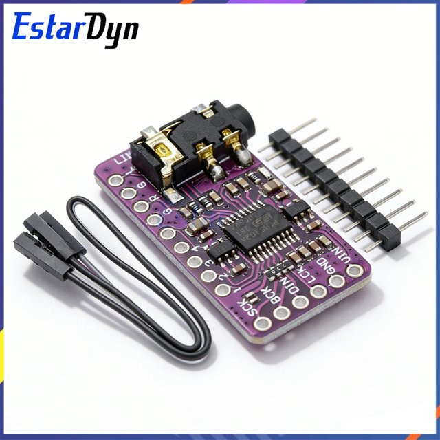Estardyn I2S PCM5102A DAC Decoder GY-PCM5102 Audio-Board im Raspberry Pi pHAT Format für digitale PCM5102 Wiedergabe - Bild 1