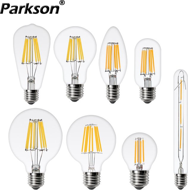 PARKSON Filament LED Glühbirne Vintage Glas Transparent E27 - Bild 1