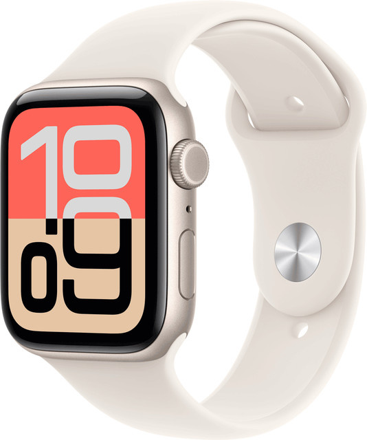Apple Smartwatch SE 3, GPS + Cellular, 44mm, Aluminium, Polarstern - Bild 1