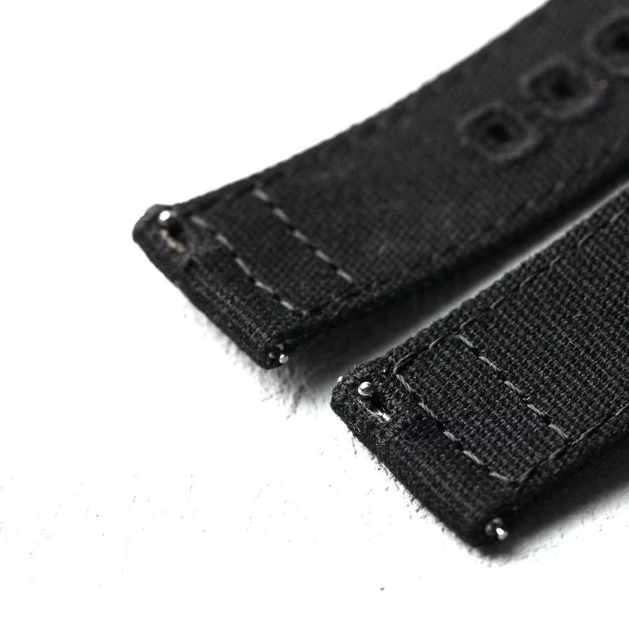 Raystray Uhrenarmband Canvas, Schwarz, Herren - Bild 2