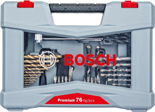 Bosch Premium X-Line Bohrer- und Schrauber-Set, 76-teilig, grün - Bild 1