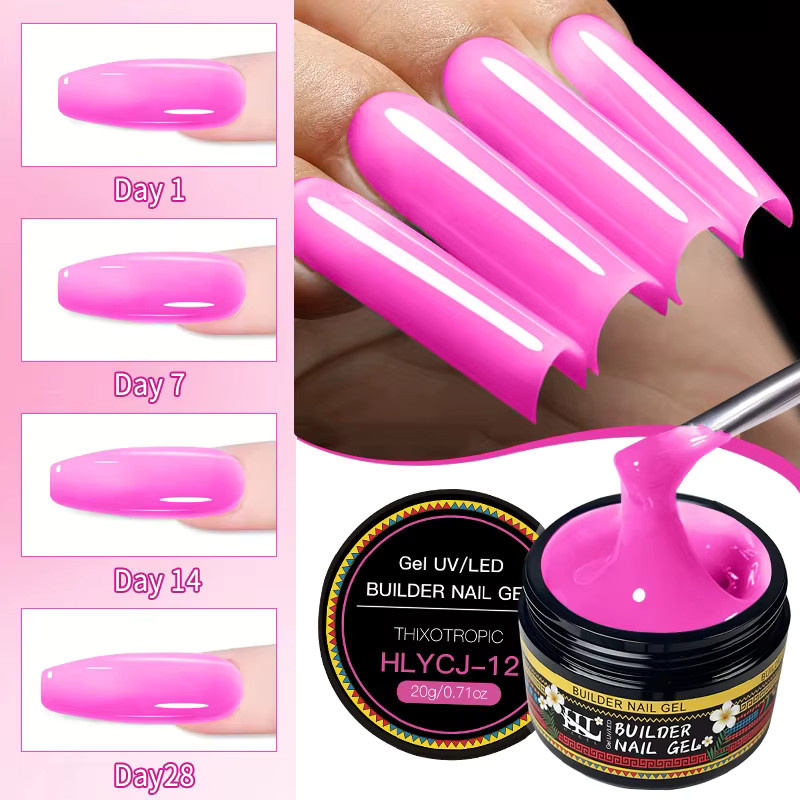 HLGEL Aufbaugel, 20g, Glänzend, Unisex - Bild 4